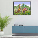 Dinosaur Pattern Full Square Drill Diamond Painting Art Craft of Animal Series
