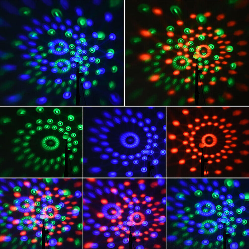 LED Colorful Magic Ball Projector Lights USB Club DJ Disco Bar Karaoke Xmas