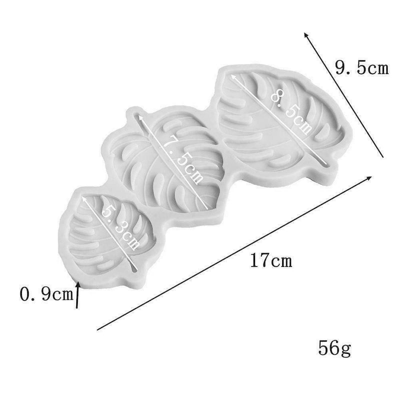 Tropical Leaf Palm Silicone Fondant Sugarcraft Mould Cake Mold AU Baking T1B8
