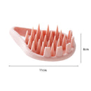 #A Silicone Hair Scalp Massager Brush Massaging Shampoo Brush Bathing Cleaner Ba