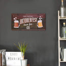 Tin Plaques Wall Signs Retro Painting Oktoberfest Metal Plate Poster for Bar
