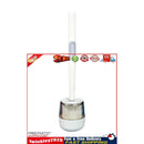 Silicone Toilet Brush - Punch-Free Wall Hanging Tool & Soft Head (White) Newly