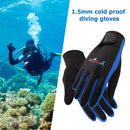 #A 1.5mm Unisex Diving Gloves Snorkeling Surfing Underwater Water Sports Supplie