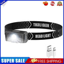 Rechargeable Powerful Sensor Headlamp XPE LED Fishing Headlight (Black)