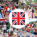 UNION JACK COTTON BANDANA BRITISH FLAG HEAD NECK SCARF JUBILEE PLATINUM A7K4