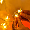 40 LED Cherry Blossom Fairy Light String for Wedding Decor (Warm Light 6m) Newly