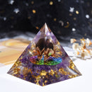 Crystal Pyramid Energy Collection Meditation Orgone Chakra Amethyst Crafts