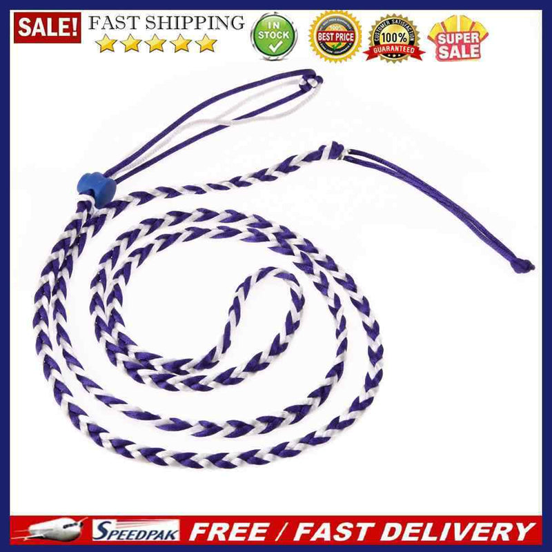 Pet Hamster Cage Leash Adjustable Pet Rat Mouse Harness Rope Leash(Blue)