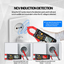 ST190 DC AC Automatic Clamp Meter LCD Digital Voltmeter Multimeter (Red) Newly