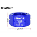 LEBYCLE Bicycle Pedal Disassembly Tool Self Locking Install Remover (Blue)