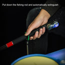 LED Fishing Rod Smart Sensor Light Hook Bait Rod Pole Lamp Night Fishing Tackles