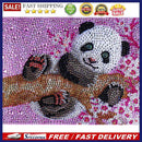 5D DIY Full Drill Special Shaped Diamond Painting Panda Cross Stitch Embroi