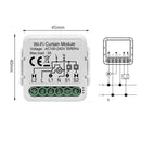 Control Electric Motorized Smart Home WiFi Curtain Module WiFi Device Sharing