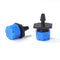 100pcs Adjustable Water Dropper Irrigation Hose Drip Head Kit (Blue)