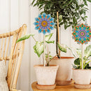 Rhinestone Craft Yard Lawn Flowers Decor Stick for Outdoor Home Christmas Gif