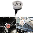 Pressure Washer Foam Lance Rotating Brush with 1/4"" QC Male for Car Wash