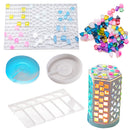 Epoxy Molds Kits - Hexagonal Light Mosaic Shape DIY Storage Candle Holder M