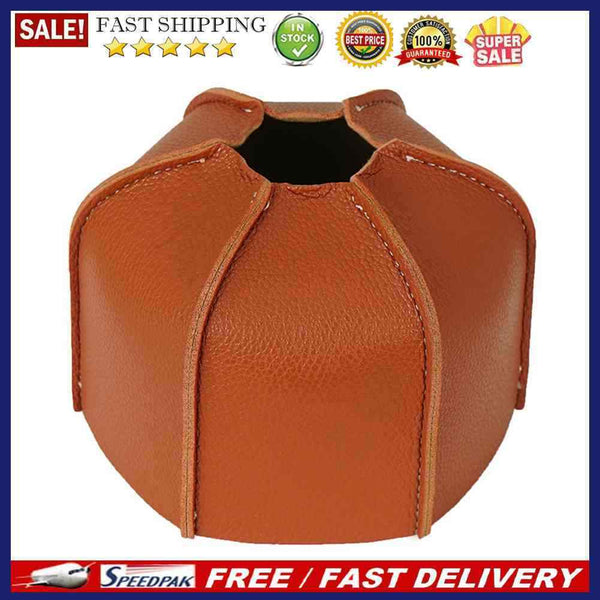Gas Tank Protective Cover PU Leather Case Fuel Cylinder Storage Bag Container