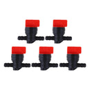 5X 8mm In-Line Petrol On-Off Fuel Tap Switch Petcock Valve - Motorcycle Bike: