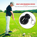 Golf Line Marker Ball Clip Golf Accessories Plastic for Men Women (Black) Newly