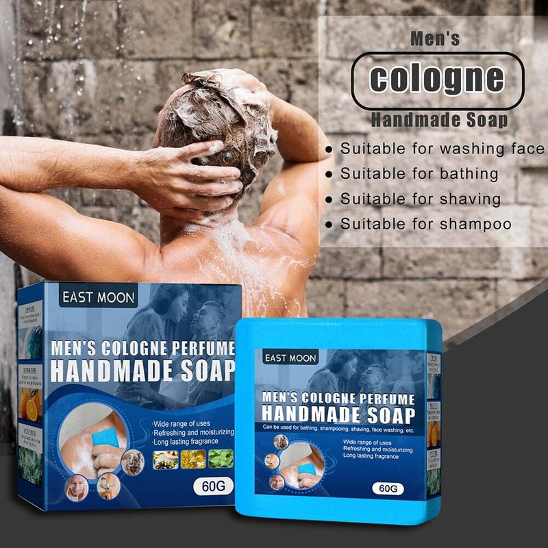 60g Cologne Soap Cleansing Soap Whitening Soap Refreshing Scented Soap Bath Soap