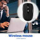 2.4GHz Wireless Optical Mouse 6 Buttons USB Receiver 2000 DPI Mice (Black)