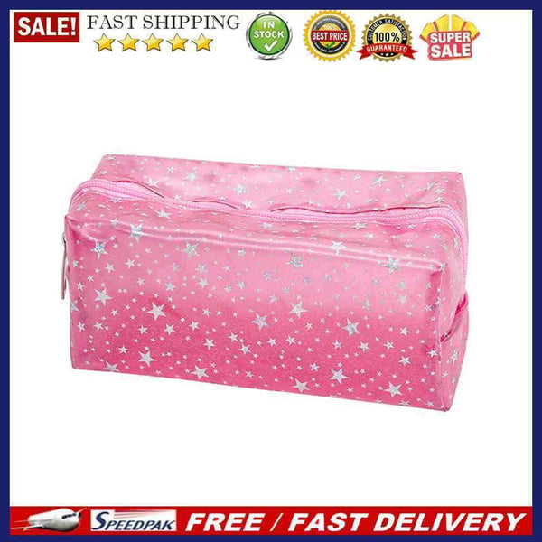 Transparent PVC Cosmetic Bags Waterproof Makeup Clutch Pouch Women Wash Case