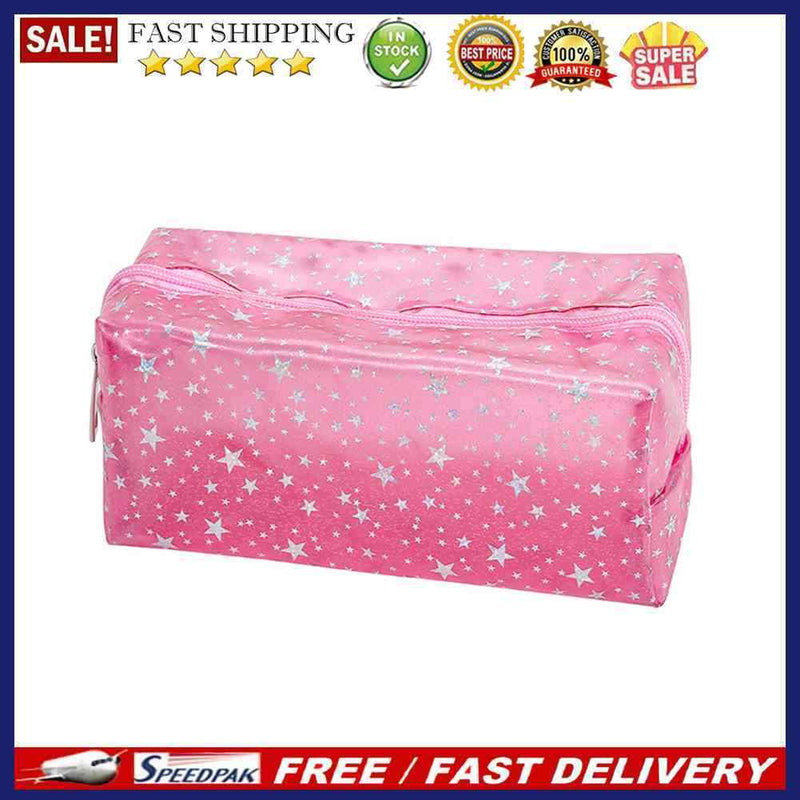 Transparent PVC Cosmetic Bags Waterproof Makeup Clutch Pouch Women Wash Case