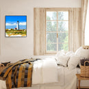 20X20cm Oil Paint By Numbers Lighthouse Frameless Picture Crafts Home Decorat