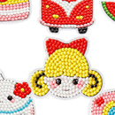 Diamond Painting Cartoon Stickers Kids DIY Round Drill Mosaic Decals (02)