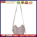 Cute Sequins Cat Crossbody Bag Leather Women Kids Small Purse Messenger Handbags