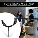 Stainless Steel Microphone Boompole Support Holder for C-Stand Microphone Stand