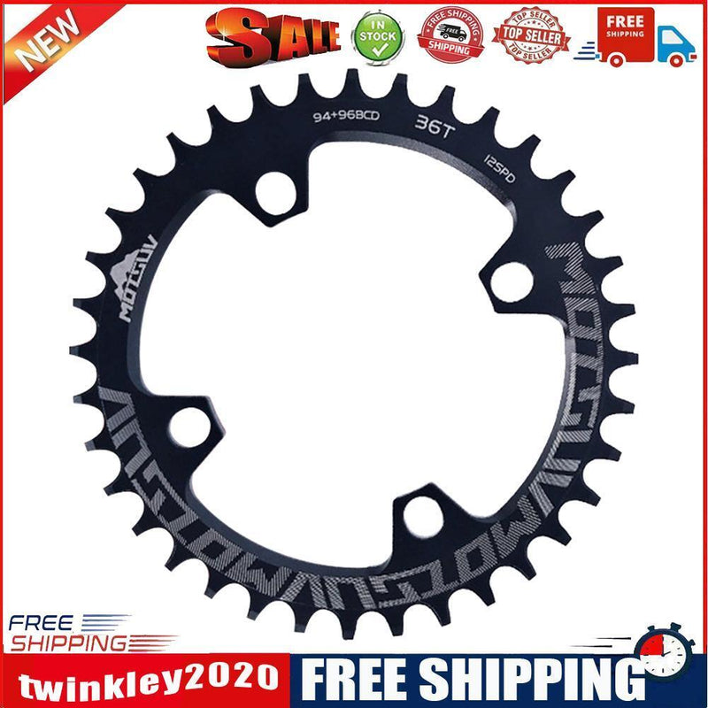 94+96BCD MTB Bicycle Crank Round Chainring Chain Wheel Crankset Plate (36T)