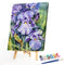 Iris Oil Paint By Numbers Kits DIY Handpainted on Canvas Wall Art Picture Cra