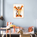 5D Diamond Painting Kit DIY Cartoon Jump Tiger Full Round Crafts Home Decoration