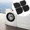 4pcs Square Refrigerator Mute Shock Mat Washing Machine Anti Vibration Pad Newly