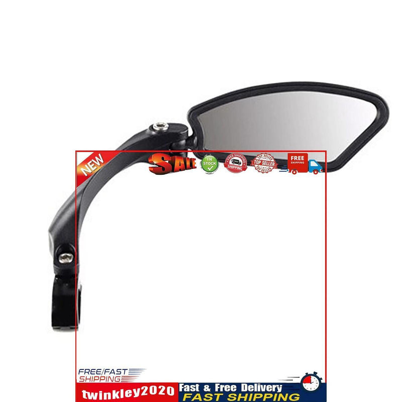 Bicycle Rear View Mirror 360 Rotation HD Anti-Shock Glass Lens (Right) Newly