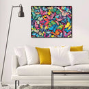 Color Butterfly Canvas DIY Oil Wall Picture Hand Painted Painting By Numbers Kit
