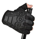 Anti Slip Men Women Half Finger Gloves Training Fingerless Gloves (Black) Newly