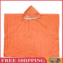 Waterproof Hooded Rain Poncho Raincoat Outdoor Hiking Bike Cycling Rainwear UK