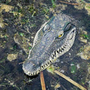 Artificial Crocodile Alligator Head Foam Floating Decoy Pond For Pool U8P7