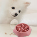 Pet Slow Eating Dog Bowl Slow Anti Choking Puppy Eating Dish Feeder Food Bo