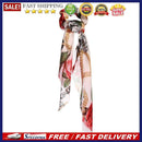 Women Printing Ribbon Elastic Rubber Bands Scrunchie Ponytail Holder Hair Rop