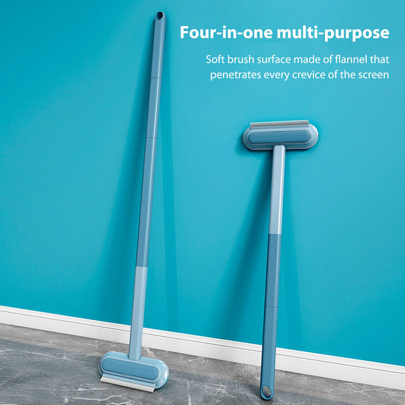 Professional All-Purpose Window Squeegee 4-in-1 Cleaner Dual Side for Glass Door