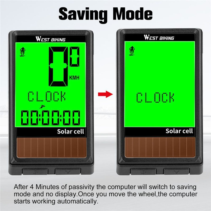 Wireless Stopwatch Cycling Odometer Bike Speedometer Bicycle Computer