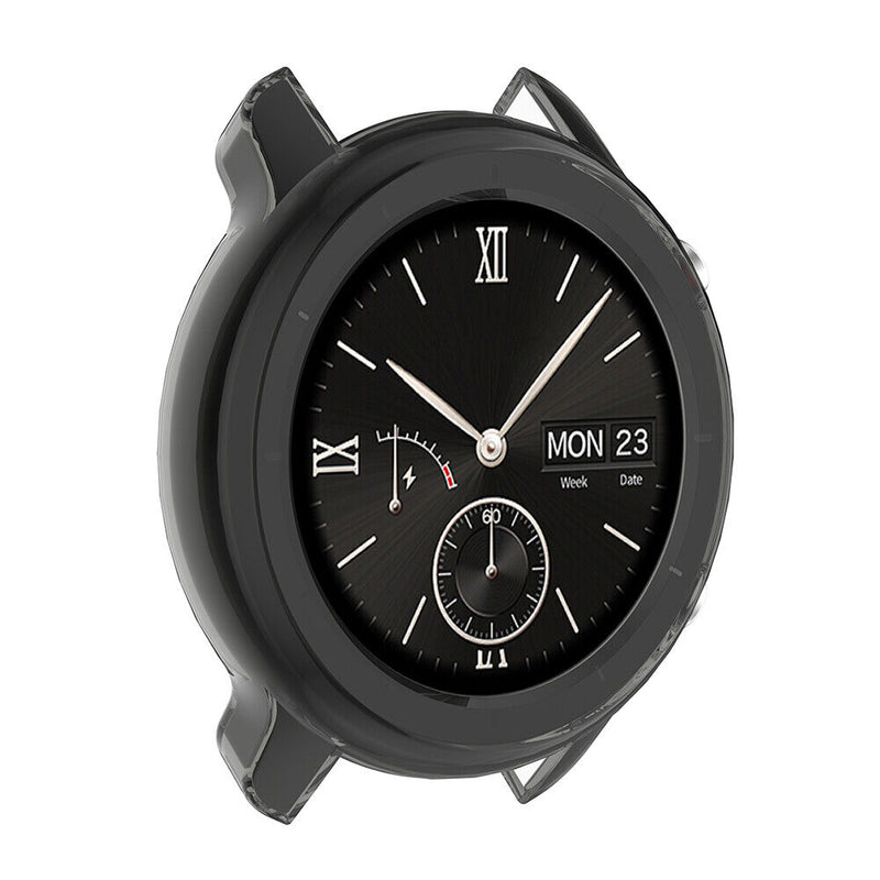 TPU Watch Case Cover for Amazfit GTR 47mm Smart Watch Accessories (Black) Newly