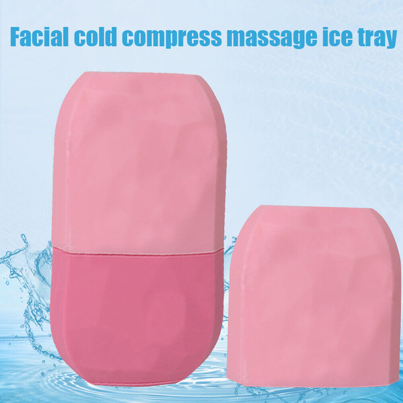 Silicone Ice Cube Tray Mold Facial Lifting Therapy Roller Skin Beauty Care Tools