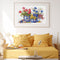 Partial Embroidery Flower Pattern Stamped Canvas 11CT DIY Cross Stitch Kits