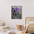 5D DIY Full Round Drill Diamond Painting Rose Drawing Newly