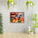5D DIY Diamond Painting Full Round Cats and Pumpkin Mosaic Rhinestone Picture